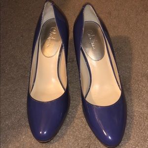 Cole Haan purple patent leather pumps